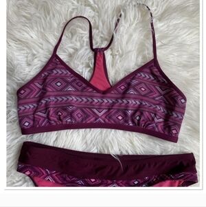 Carve Designs Stinson Plum Ball - Pink and Purple Bikini Top